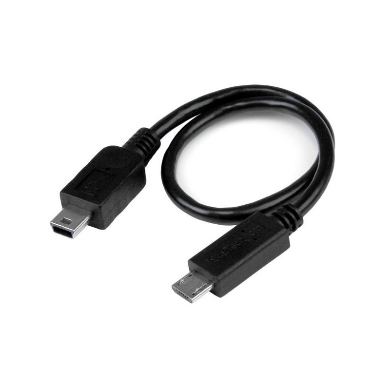 StarTech.com Cavo USB OTG - Micro USB a Mini USB - M/M - 20cm