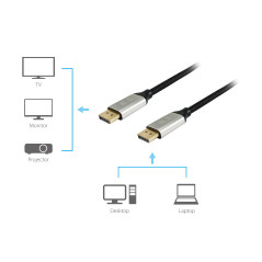 Equip 119266 cavo DisplayPort 10 m Nero