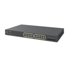 EnGenius ECS2528FP switch di rete Gestito L2+ Gigabit Ethernet (10 100 1000) Supporto Power over Ethernet (PoE) Nero