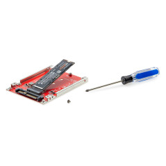 StarTech.com Adattatore SSD M.2 a U.3, Per Unità M.2 PCIe NVMe, Adattatore convertitore host PCIe M.2 a U.3 da 2,5"