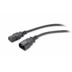 APC PWR Cord C13 - C14, 0.6 m Nero 0,61 m Accoppiatore C13 Accoppiatore C14