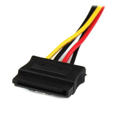 StarTech.com Adattatore splitter cavo di alimentazione Y LP4 a 2 SATA latching da 30 cm - 4 pin a dual SATA