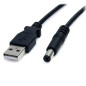 StarTech.com Cavo di alimentazione USB a spina 5,5mm - Connettore barrel Jack di tipo M - 5V DC - 91 cm