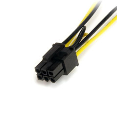 StarTech.com Adattatore cavo di alimentazione SATA a scheda video PCI Express 6 pin da 15 cm