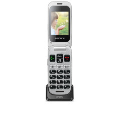 Emporia emporiaONE 6,1 cm (2.4") 80 g Grigio, Argento Telefono per anziani