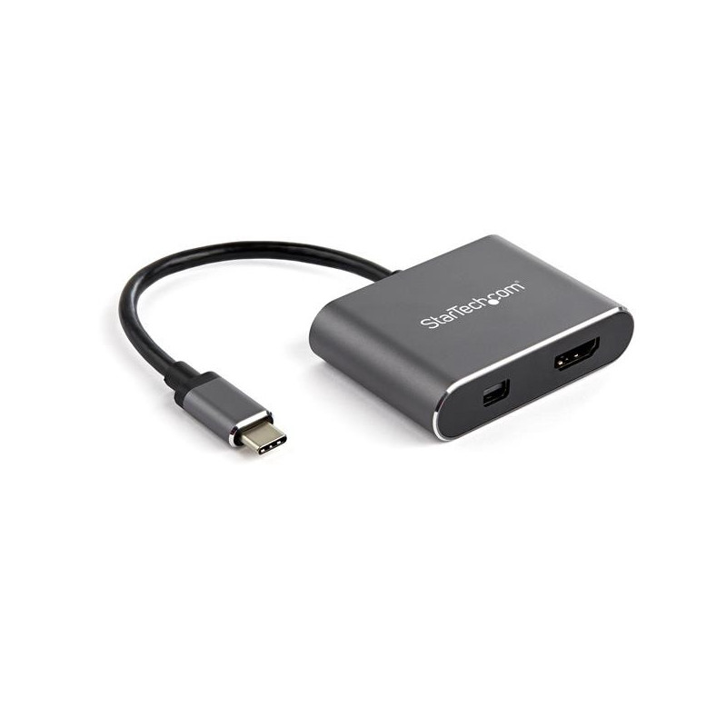 StarTech.com Adattatore multiporta da USB-C a Mini DisplayPort o HDMI - 4K 60Hz