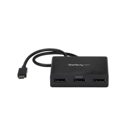 StarTech.com Adattatore USB-C a DisplayPort a 3 porte, MST hub USB Type-C a 3x DisplayPort 1.2, triplo estensore/splitter DP