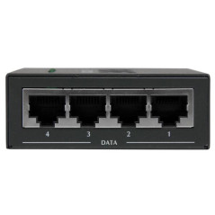 StarTech.com Iniettore midspan Gigabit Power over Ethernet (PoE) a 4 porte - 802.3at af