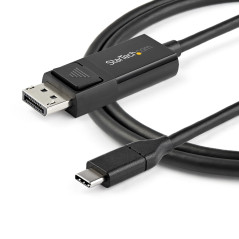 StarTech.com Cavo adattatore da USB C a DisplayPort 1.2 da 2m - Cavo video bidirezionale da DP a USB-C o USB-C a DP 4K 60Hz -