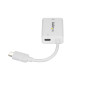 StarTech.com Adattatore video USB-C a VGA con Power Delivery - 60W - Bianco