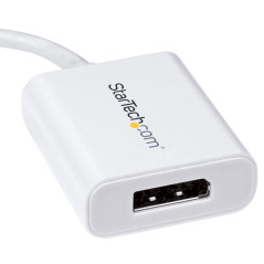 StarTech.com Adattatore video USB-C a DisplayPort - Convertitore USB Tipo-C a DP - 4k 60hz - Bianco