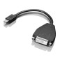 Lenovo 0B47090 cavo e adattatore video 0,2 m Mini-DisplayPort SL-DVI Nero