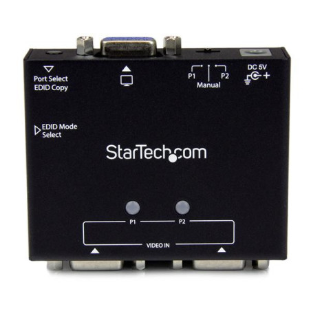 StarTech.com Switch box automatico VGA a 2 porte con commutazione per priorità e copia EDID