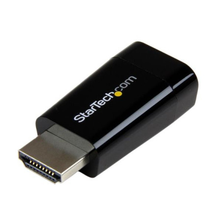 StarTech.com Adattatore HDMI a VGA compatto per portatili - Convertitore HDMI a VGA per desktop/ChromeBook/ultrabook - 1920 x