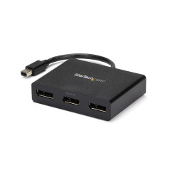 StarTech.com Adattatore multi monitor a 3 porte - Mini DisplayPort a DisplayPort MST Hub, doppio 4K 30Hz e 1x 1080p - Splitter