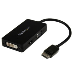 StarTech.com Cavo Adattatore 3 in 1 DisplayPort a VGA DVI HDMI - Convertitore DP a VGA HDMI DVI