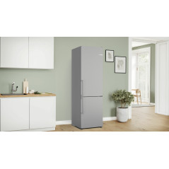 Bosch Serie 4 KGN39VLCT Frigorifero combinato da libera installazione 203 x 60 cm Metal look Classe C