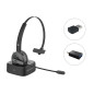 Conceptronic POLONA03BDA cuffia e auricolare Cuffie Wireless A Padiglione Ufficio Bluetooth Base di ricarica Nero