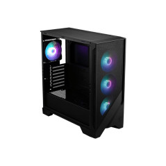 MSI MAG FORGE 320R AIRFLOW computer case Micro Tower Nero, Trasparente