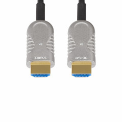 StarTech.com Cavo Ottico HDMI 2.1 Ibrido Attivo (AOC) da 30,4 m, CMP, Classe Plenum, Cavo in fibra ottica 8K Ultra High Speed