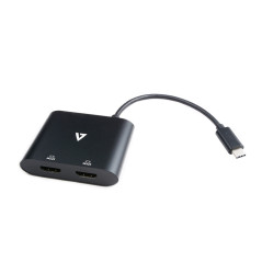 V7 V7UC-2HDMI-BLK adattatore grafico USB 3840 x 2160 Pixel Nero