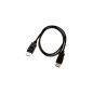 V7 Cavo video nero Pro da DisplayPort maschio a DisplayPort maschio 1 m