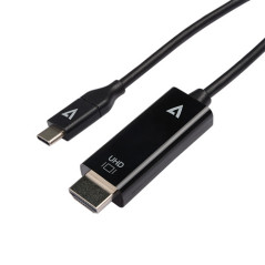 V7 V7UCHDMI-1M cavo e adattatore video USB Type-C 3.2 Gen 1 HDMI Nero