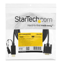 StarTech.com Cavo Convertitore attivo HDMI a VGA - Adattatore HDMI a VGA M M - 1920x1200   1080p da 91cm