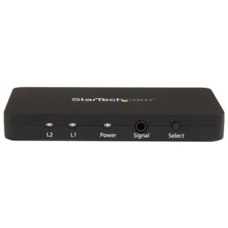 StarTech.com Switch Commutatore automatico a 2 porte HDMI con case in alluminio e supporto MHL - 4k 30Hz