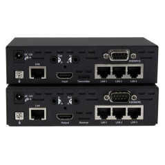 StarTech.com Extender HDMI via CAT5e   CAT6 con Power Over Cable RS232 IR e 10 100 Ethernet - 100 m