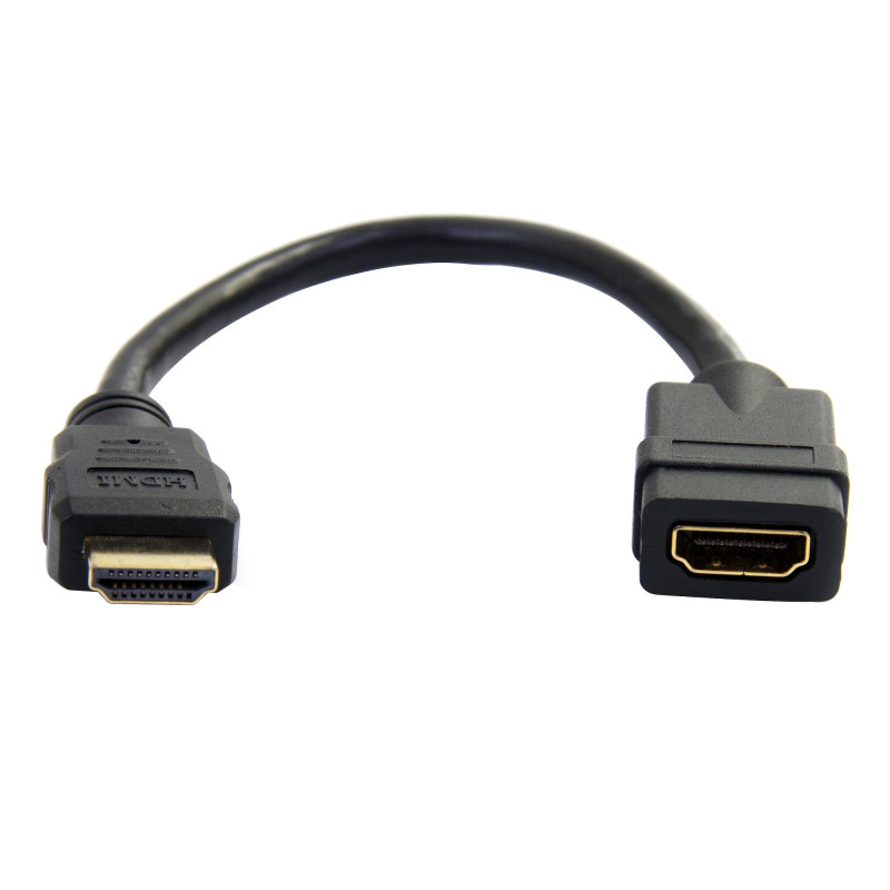 StarTech.com HDMIEXTAA6IN cavo HDMI 0,152 m HDMI tipo A (Standard) Nero