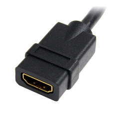 StarTech.com HDMIEXTAA6IN cavo HDMI 0,152 m HDMI tipo A (Standard) Nero