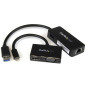 StarTech.com Kit accessori 2 in 1 per Surface Pro 4 / Pro 3 / Pro 2 / Surface - mDP a VGA o HDMI + USB 3.0 a Gbe