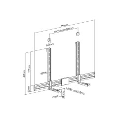 Equip 650895 accessorio per il montaggio del televisore