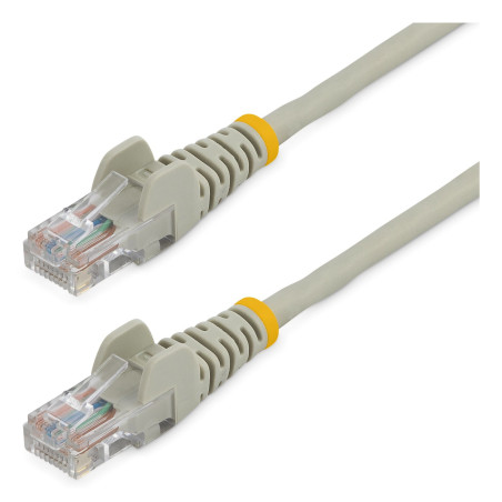 StarTech.com Cavo di Rete da 50cm Grigio Cat5e Ethernet RJ45 Antigroviglio