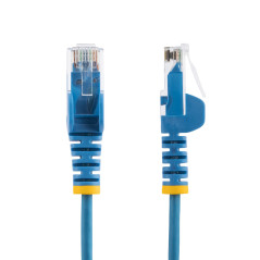 StarTech.com Cavo di Rete Ethernet Snagless CAT6 da 2m - Cavo Patch antigroviglio slim RJ45 - Blu