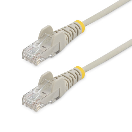 StarTech.com Cavo di Rete Ethernet Snagless CAT6 da 2m - Cavo Patch antigroviglio slim RJ45 - Grigio