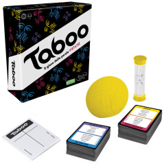 Hasbro Gaming Taboo, gioco da tavolo, giochi con parole da indovinare per adulti e adolescenti dai 13 anni in su, giochi per le