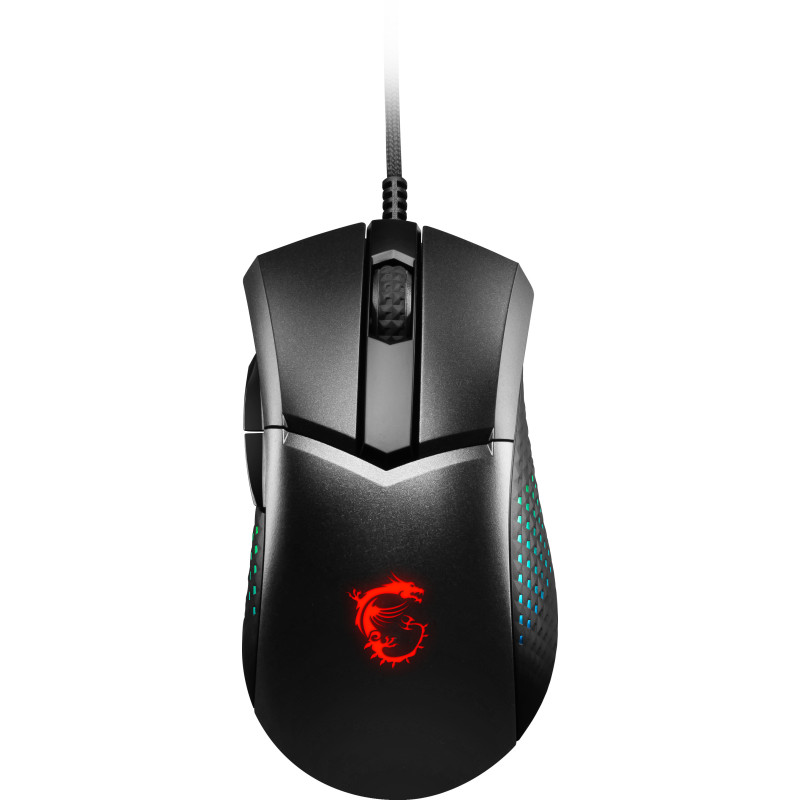 MSI CLUTCH GM51 LIGHTWEIGHT mouse Gaming Mano destra USB tipo A Ottico 26000 DPI