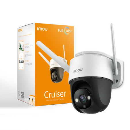 Imou Cruiser Telecamera Motorizzata Wifi da esterno 2Mp con Visione Notturna a colori - Sirena - Faretti