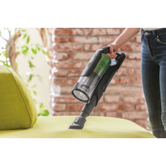 Hoover HF920P 011 Aspirapolvere a bastone Batteria Secco EPA Senza sacchetto 0,7 L 350 W Metallico, Verde 4 Ah