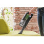 Hoover HF920P 011 Aspirapolvere a bastone Batteria Secco EPA Senza sacchetto 0,7 L 350 W Metallico, Verde 4 Ah