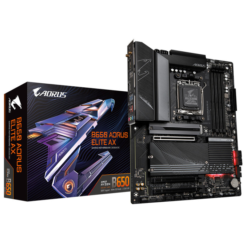 GIGABYTE B650 AORUS ELITE AX 1.0 AMD B650 Socket AM5 ATX