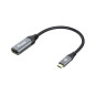 Equip 133492 cavo e adattatore video 0,15 m USB tipo-C HDMI Nero, Grigio