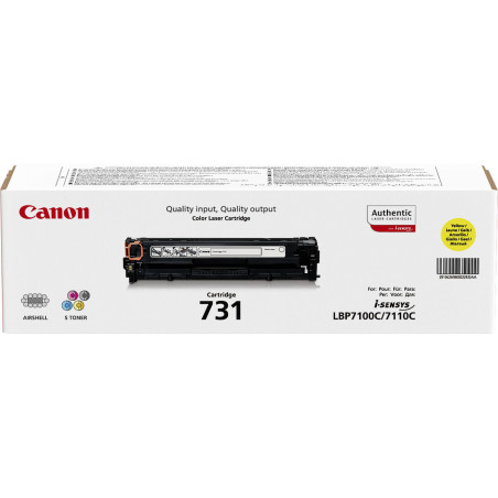 Canon 731 cartuccia toner 1 pz Originale Giallo