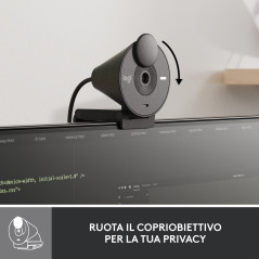 Logitech Brio 300 webcam 2 MP 1920 x 1080 Pixel USB-C Grafite