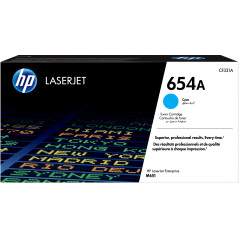 HP Cartuccia Toner originale ciano LaserJet 654A