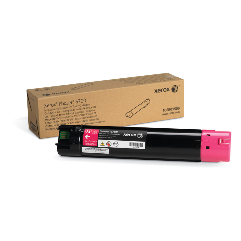 Xerox Cartuccia toner Magenta a High capacity da 12000 Pagine per Phaser™ 6700 (106R01508)