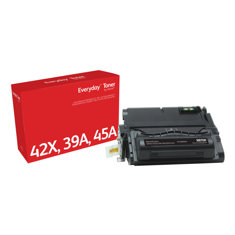 Everyday Toner ™ di Xerox Mono compatibile con HP 42A 39A 45A (Q5942X/ Q1339A/ Q5945A), Capacità standard