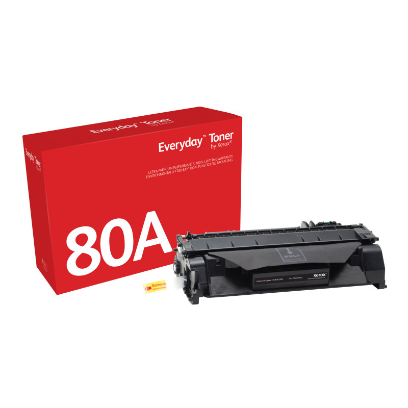 Everyday Toner ™ di Xerox Nero compatibile con HP 80A (CF280A), Capacità standard